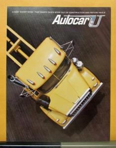 1975 1976 Autocar Truck Model U Short Nose Sales Brochure