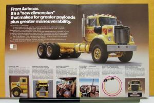 1975 1976 Autocar Truck Model U Short Nose Sales Brochure