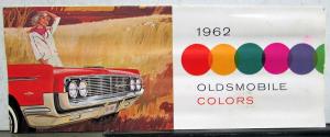 1962 Oldsmobile Color Selector Paint Chip Magic Mirror Finish Sales Folder Orig