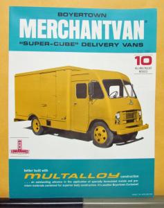 1965 Boyertown Truck Model Merchantvan Delivery Vans Sales Brochure