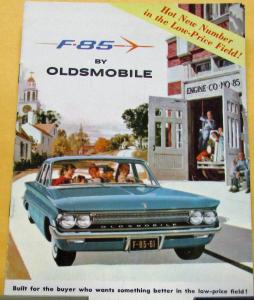 1961 Oldsmobile F85 Sedan & Wagon Color Sales Brochure Original
