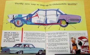 1961 Oldsmobile F85 Sedan & Wagon Color Sales Brochure Original