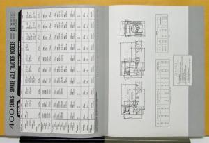 1969 1970 Brockway Truck Series 400 Model 456T 457T 459T Specifications