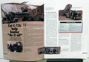 1996 Caterpiller Truck Power Magazine Volume 7 Number 4