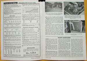1961 Oldsmobile F85 Science & Mechanics Magazine Reprint Article Sales Folder