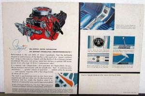 1962 Oldsmobile Starfire Color Original Sales Folder