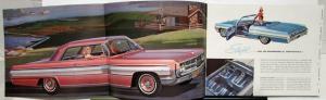 1962 Oldsmobile Starfire 98 F85 88 Super & Dynamic Color Original Sales Brochure