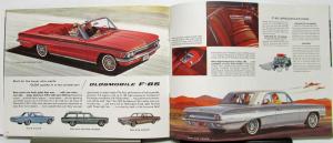 1962 Oldsmobile Starfire 98 F85 88 Super & Dynamic Color Original Sales Brochure