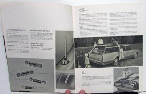 1967 Oldsmobile Options & Accessories Sales Brochure Original