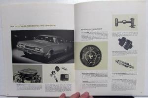 1967 Oldsmobile Options & Accessories Sales Brochure Original