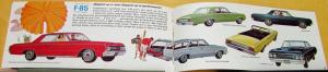 1964 Oldsmobile 98 Starfire 88 Jetstar F85 Color Revised Sales Brochure Original