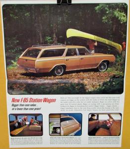 1964 Oldsmobile Vista Cruiser Station Wagon Color Sales Brochure Original