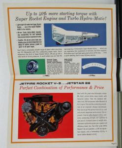 1965 Oldsmobile V8 Rocket Action Car 442 Convertible F85 Sales Brochure Original