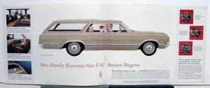 1965 Oldsmobile Vista Cruiser F85 Station Wagons Color Original Sales Brochure