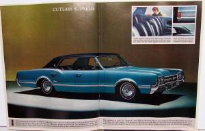 1966 Oldsmobile Toronado 98 88 Cutlass F85 Starfire 442 Wagon Sales Brochure