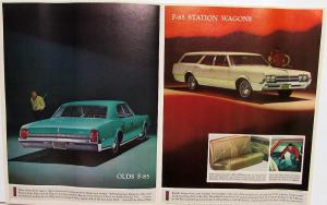 1966 Oldsmobile Toronado 98 88 Cutlass F85 Starfire 442 Wagon Sales Brochure