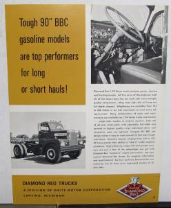 1967 1968 1969 Diamond REO Truck Model C-90 BBC Gasoline Sales Brochure