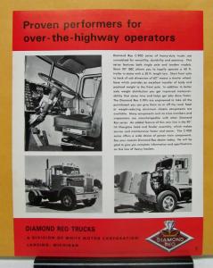 1967 1968 1969 1970 Diamond REO Truck Model C-90D Diesel Sales Brochure