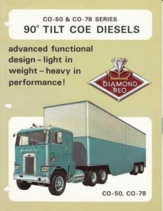 1967 1968 1969 1970 Diamond REO Truck Model CO 50 78 Diesel Sales Brochure