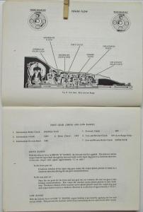 1969 Oldsmobile Turbo Hydramatic 350 Transmission Trng Manual Original