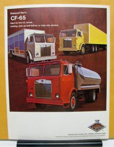 1972 Diamond REO Truck Model CF 65 Unsurpassed Maneuverability Sales Brochure