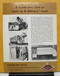 1972 Diamond REO Truck Model CF-5542 Cab Forward Sales Brochure