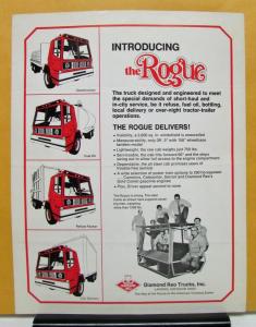 1974 Diamond REO Truck Model Rogue Sales Brochure