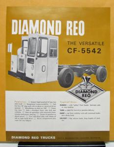 1974 Diamond REO Truck Model CF 5542 The Versatile Sales Brochure