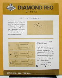 1974 Diamond REO Truck Model CF-5542 The Versatile Sales Brochure