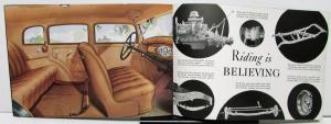 1933 Plymouth Dealer Color Sales Brochure De Luxe Long Wheelbase Sedan Coupe