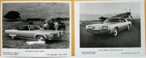 1972 Oldsmobile Press Kit Delta 88 98 Toronado Cutlass Cruiser Original