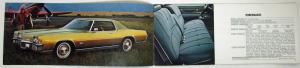 1972 Oldsmobile Toronado 98 Delta 88 Cutlass Wagons Color Sales Brochure Orig