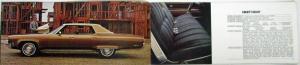 1972 Oldsmobile Toronado 98 Delta 88 Cutlass Wagons Color Sales Brochure Orig