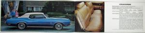 1972 Oldsmobile Toronado 98 Delta 88 Cutlass Wagons Color Sales Brochure Orig