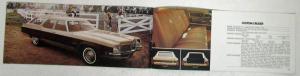 1972 Oldsmobile Toronado 98 Delta 88 Cutlass Wagons Color Sales Brochure Orig