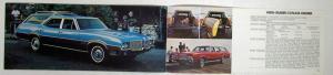 1972 Oldsmobile Toronado 98 Delta 88 Cutlass Wagons Color Sales Brochure Orig