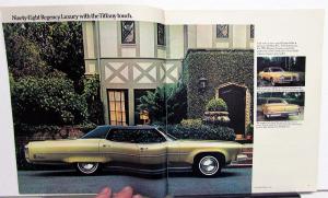 1973 Oldsmobile Full Line Color Sales Brochure Toronado 98 88 Cutlass Omega