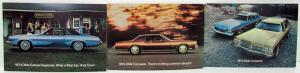 1973 Oldsmobile Cutlass Toronado Cruiser Original Color Postcard Set of 3