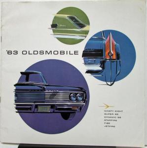 1963 Canadian Oldsmobile Sales Brochure Jetfire F85 Starfire 88 Ninety Eight