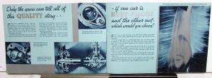 1935 Plymouth Dealer Brochure De Luxe Models Silver Metallic Highlights Nice