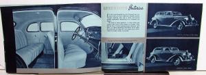 1935 Plymouth Dealer Brochure De Luxe Models Silver Metallic Highlights Nice