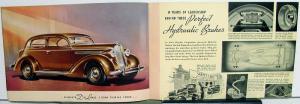 1936 Plymouth De Luxe Models Sedan Coupe Color Sales Brochure Original