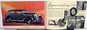 1936 Plymouth De Luxe Models Sedan Coupe Color Sales Brochure Original