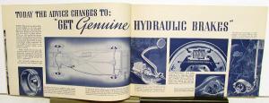 1936 Plymouth Dealer Sales Brochure Bluetone De Luxe Models Peak Of Perfection