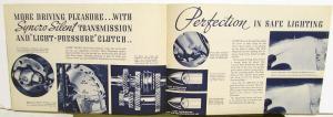 1936 Plymouth Dealer Sales Brochure Bluetone De Luxe Models Peak Of Perfection