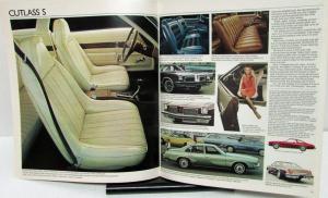 1974 Oldsmobile Toronado 98 Delta 88 Cutlass Omega Wagons Sales Brochure Orig