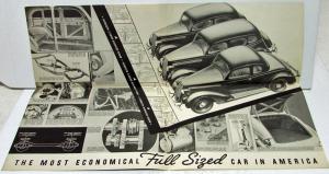 1936 Plymouth Dealer Sales Brochure Folder New Business Models Floating Power