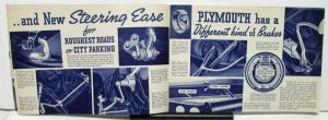 1937 Plymouth Dealer Sales Brochure De Luxe Models Bluetone Biggest Value