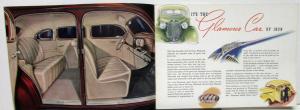 1938 Plymouth Dealer Color Sales Brochure De Luxe Models The Jubilee 10th Anniv