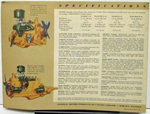 1953 Pontiac Dual Streak Canadian Sales Brochure Chieftain Laurentian Pathfinder